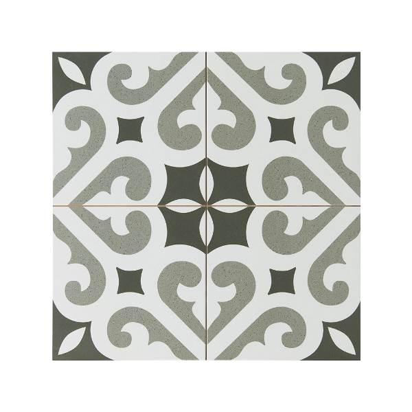 Thurnbury Patchwork Patterned Ceramic, Pattern Ceramic Tile