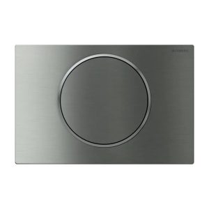 115.758.SN.5 Sigma 10 Geberit Stainless Steel Flush Plate for Concealed Cistern Round Button