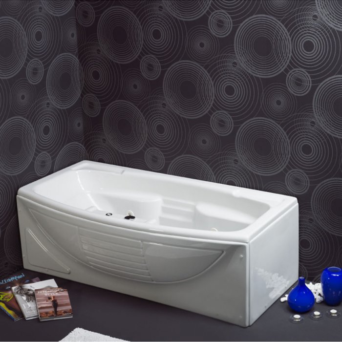 Sanitec Lorena 512 Modern Rectangular Bath Τub 170×70