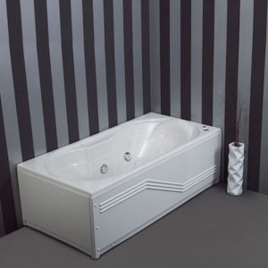 Modern Rectangular Bath Τub 180x90 Sanitec Catherine 515