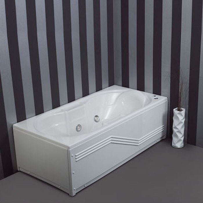 Sanitec Catherine 515 Modern Rectangular Bath Τub 180×90
