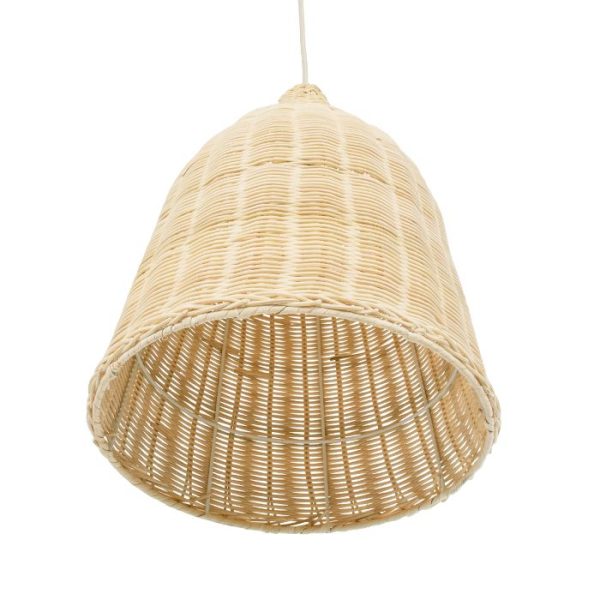 Boho Wood Bamboo Beige Pendant Ceiling Light for Bars Beach Bars Nath 01202