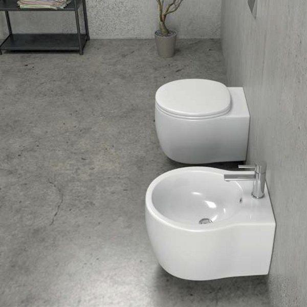 Κρεμαστος μπιντες τουαλετας ημικυκλικος btw Karag Impression BH 1030