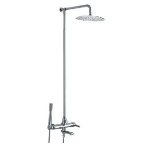 Modern Fixed Shower System Kit with Oval Shower Head 30x20 Karag Sinar FA23X
