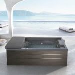 Acrilan Queen SPA Modern Whirlpool Double Ended Outdoor Hot Tub 215x160