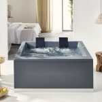 Acrilan Princess SPA Modern Whirlpool Double Ended Outdoor Hot Tub 165×165