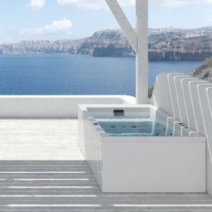 Acrilan Lona SPA Modern Whirlpool Double Ended Outdoor Hot Tub 200x140