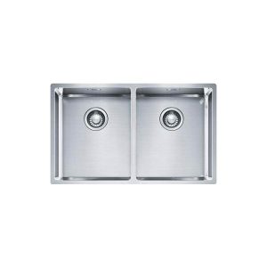 Franke BBX 220 34-34 Modern Undermount 2 Bowl Stainless Steel Kitchen Sink 74x45