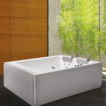 Giorgio Miskaki Kensho Modern Rectangular Two Person Bath Tub 165×140