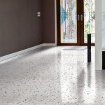 Modern White Matt Terrazzo Effect Wall & Floor Rectified Porcelain Tile 58×58 Tesla