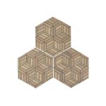 Timber Dec Acacio Patchwork Εξάγωνο Πλακάκι Στυλ Ξύλου Ματ 28,5χ32,5