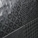 Ισπανικα πλακακια τοιχου με διακοσμητικα σχεδια μαυρα κεραμικα Trento Negro