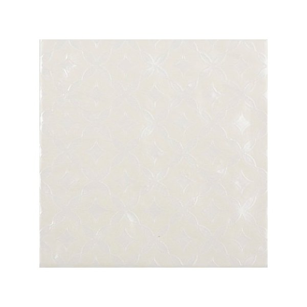 Ισπανικα πλακακια τοιχου κουζινας με διακοσμητικα σχεδια ασπρα Trento Blanco