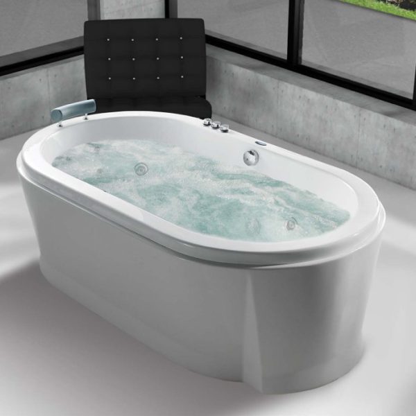 Luxury Oval Free Standing Bath Tub 180x100 Giorgio Miskaki Calypso