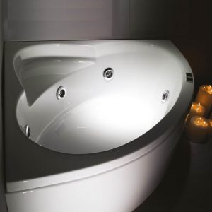 Giorgio Miskaki Dilos Modern Corner Bath Tub 125x125 150x150