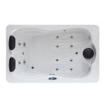 Modern Mini Whirlpool 2-Person Outdoor Hot Tub 175×110 Karag M-3374 Spa