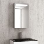 Karag PIC007 Stainless Steel Cabinet with Led Lighted Mirror 40*67
