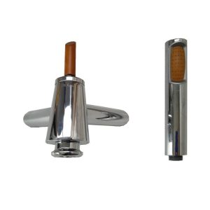 Wall Mounted Bath Shower Mixer with wood Fratelli Rossi Konikon 6202