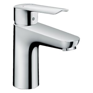 71161000 Hansgrohe Logis E 100 Chrome Single Lever Basin Mixer Tap with Waste