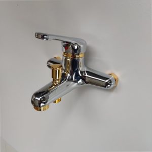 Chrome Gold Wall Mounted Bath Shower Mixer Italian NT022 Nettuno Paffoni