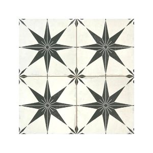 Vintage Patchwork Patterned Wall & Floor Porcelain Tile 45,2x45,2 Stello White