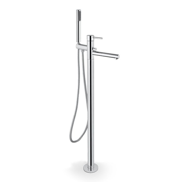 Modern free standing tub faucet chrome Cyrcus 70065-100 Armando Vicario