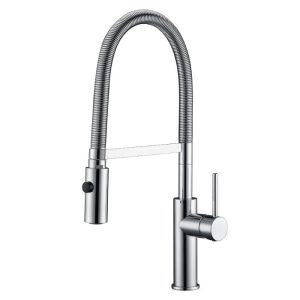 Modern Professional Kitchen Mixer Tap with 2-Way Pull Out Flexible Spray Torino Imex