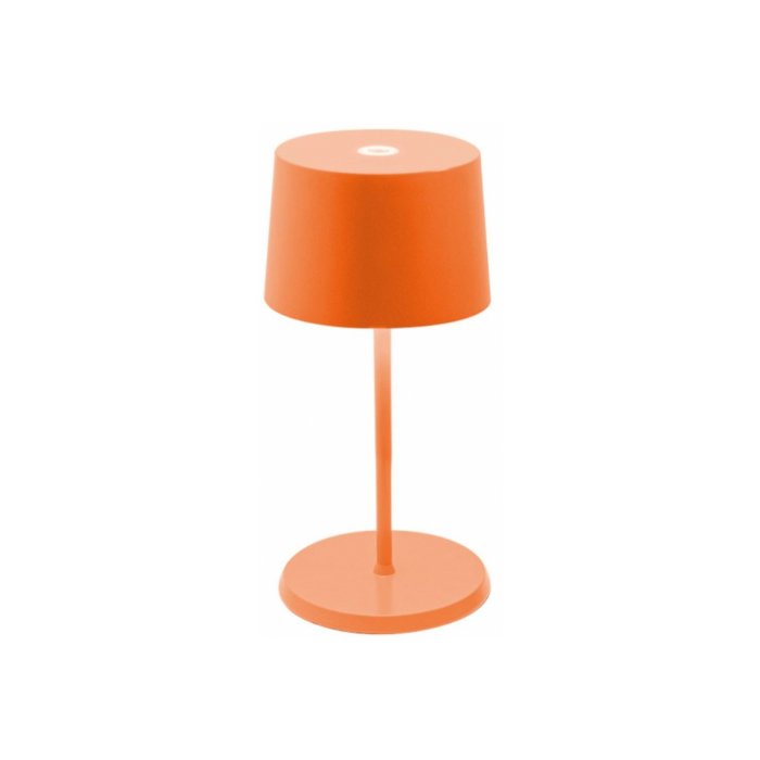 Orange Modern Rechargeable Touch Dimmable Outdoor Table Kids Lamp Led LD0860Z3 Olivia Mini Zafferano