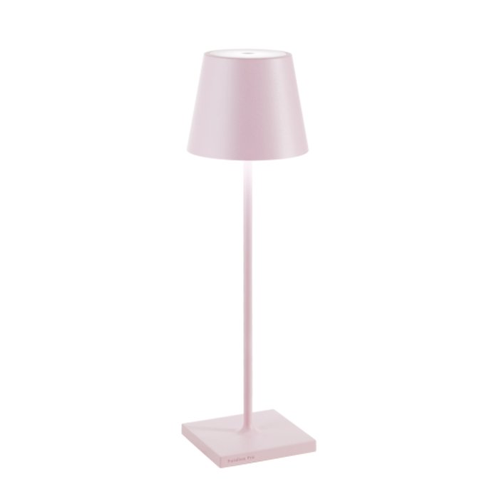 Pink Modern Rechargeable Touch Dimmable Outdoor Table Lamp Led Poldina Zafferano LD0340P3