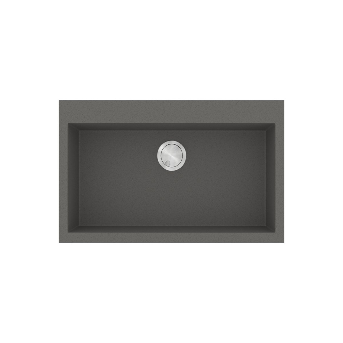 Modern 1 Bowl Granite Kitchen Sink 79×50 Ultra Granite 808 Pietra Sanitec