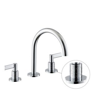 Luxury 3-hole basin mixer tap chrome 71100.21.018 Blink Chic Luxury NewForm