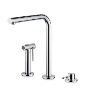 Italian kitchen mixer tap with pull-out hand spray N21 71731 NewForm