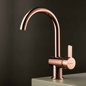 Italian copper single lever basin mixer tap 71112.58.061 Blink Chic Luxury New Form