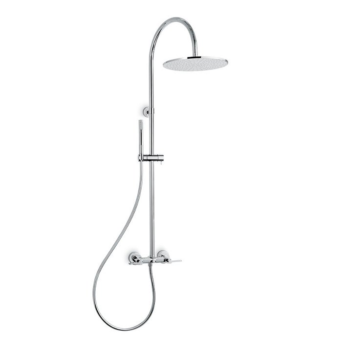 Italian Fixed Shower System Kit with Round Shower Head Ø25 71152 Blink Chic Luxury NewForm