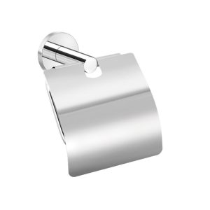 Modern Chrome Toilet Roll Holder with Cover 14317-A03 Twist Sanco
