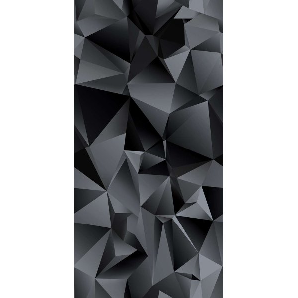 Modern Black Glossy 3D Optical Illusion Porcelain Tile 60x120 Crissel