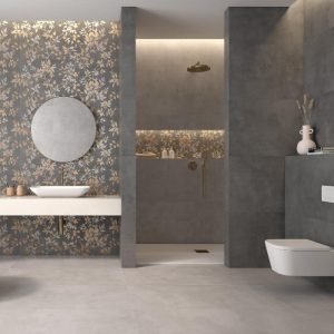 Industrial Matt Concrete Effect Wall & Floor Gres Porcelain Tile 60x120 Eleganza Grigio & Perla