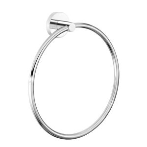 Modern Chrome Round Towel Ring 14309-A03 Twist Sanco