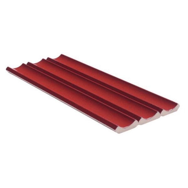 Κοκκινο πλακακι επενδυσης τοιχου κουζινας μπανιου γυαλιστερο 3d Jazz Red 17x40 Natucer