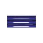 Modern Blue Glossy 3D Wavy Wall Porcelain Tile 17x40 Jazz Natucer