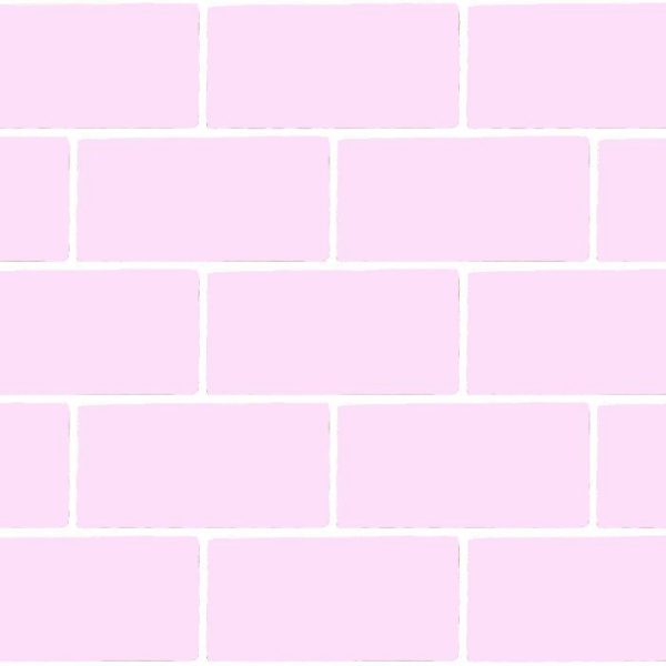 Modern Pink Matt Brick Effect White Body Wall Tile 6,5x13 Venezia Mora Natucer