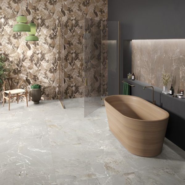 Industrial Matt Rocker Marble Effect Wall & Floor Gres Porcelain Tile 60x120 Genesis LaFenice