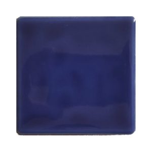 Modern Small Blue Glossy Square Wall Ceramic Tile 10x10 Lava Azul