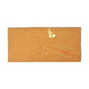 Διακοσμητικα μικρα πλακακια τοιχου πορτοκαλι τυπου τουβλακι γυλιαστερα 6.5x13 Ombre Salmon