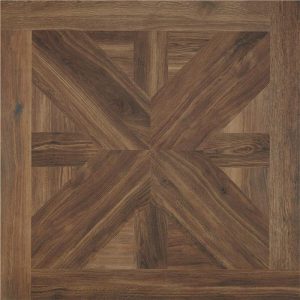 Modern Brown Matt Parquet Wood Effect Floor Porcelain Tile 75x75 Volte Nogal