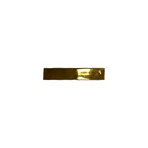 Μοντερνο πλακακι τοιχου που μοιαζει με τουβλακι χρυσο γυαλιστερο 5x25 Trendy Gold