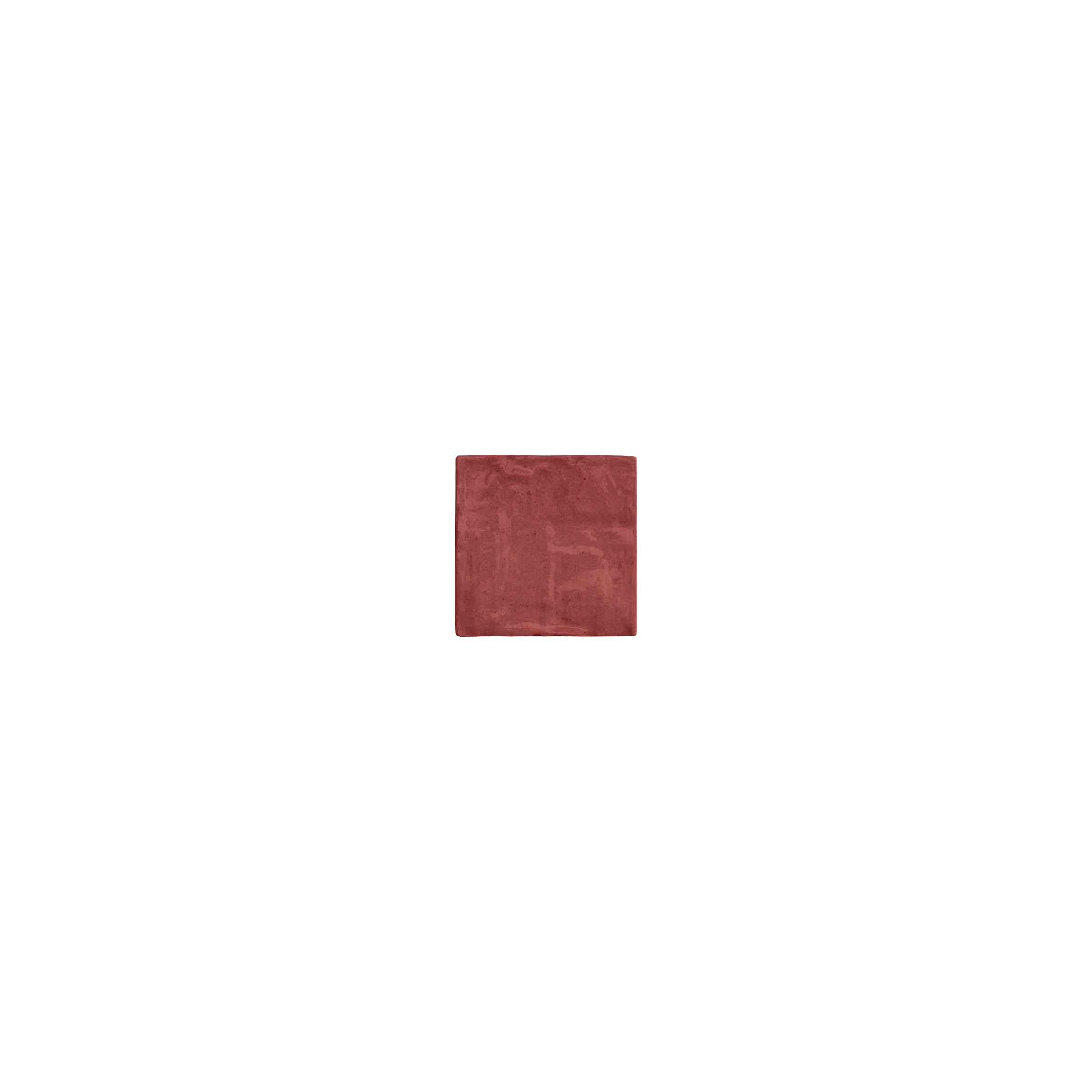 Modern Red Small Glossy Wall White Body Tile 10×10 Raid