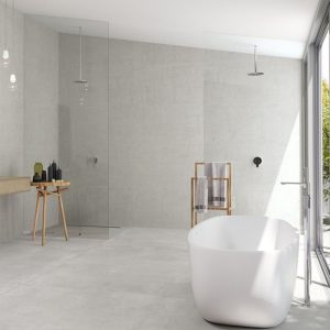 Modern Matt Concrete Effect Wall & Floor Gres Porcelain Tile 60x120 Arkety Grey Baldocer