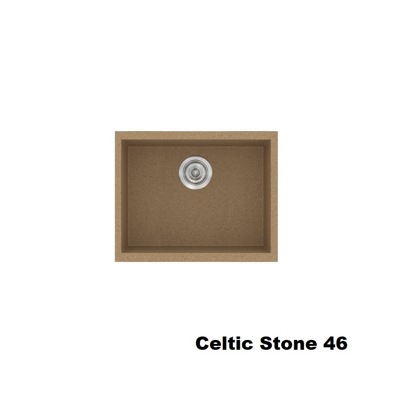 Celtic Stone Brown Modern 1 Bowl Small Composite Kitchen Sink 50×40 Classic 341 Sanitec