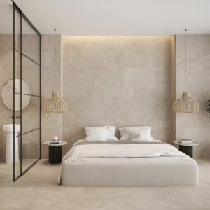 Industrial Beige Matt Stone Effect Wall & Floor Gres Porcelain Tile 60x120 Aura Sand